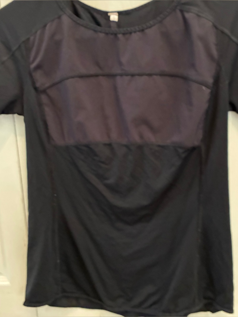 lululemon athletica Women's Run Fast Black Short-Sleeve Performance Tee